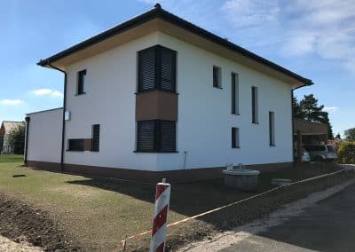 Moderne Fassadengestaltung mit Außenputz