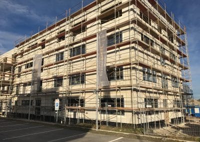 Fassadensanierung bei älterem Gebäude